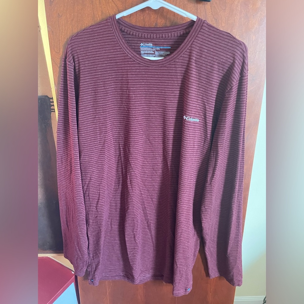 Red stripped men’s long sleeve